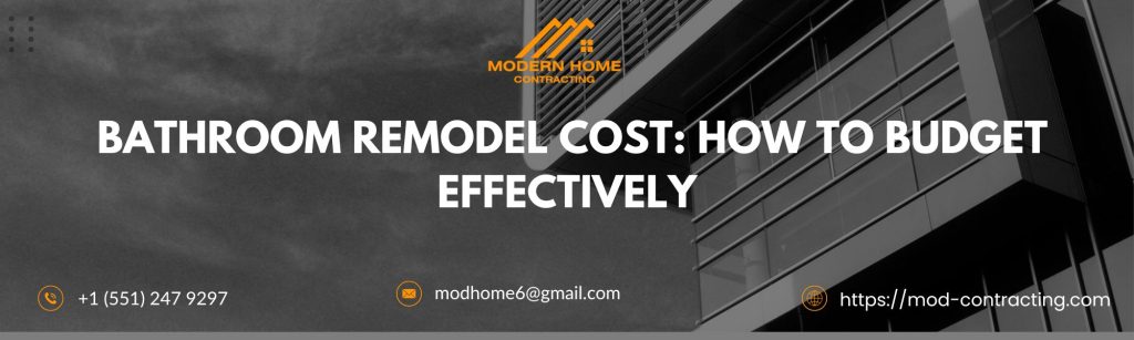 Bathroom Remodel Cost How to Budget Effectively
